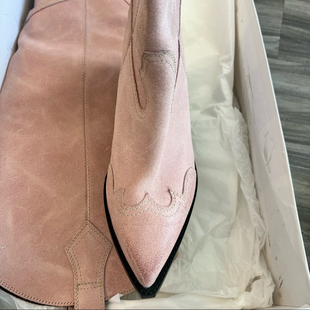 NWOT MM6 Maison Martin Margiela Pink Heeled Boots